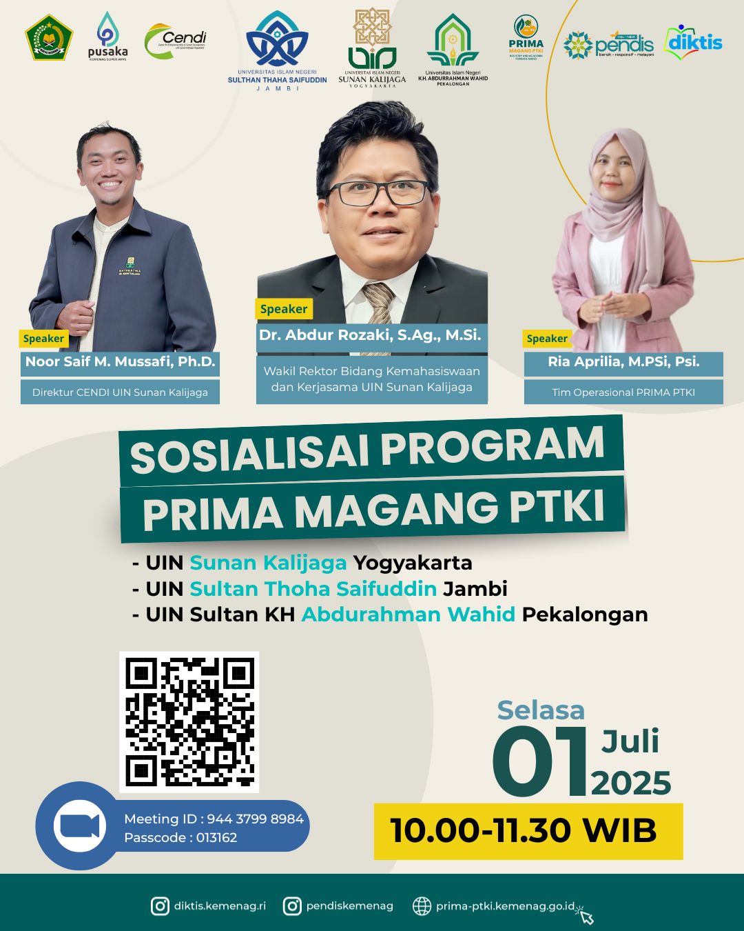 SOSIALISASI PROGRAM PRIMA MAGANG PTKI