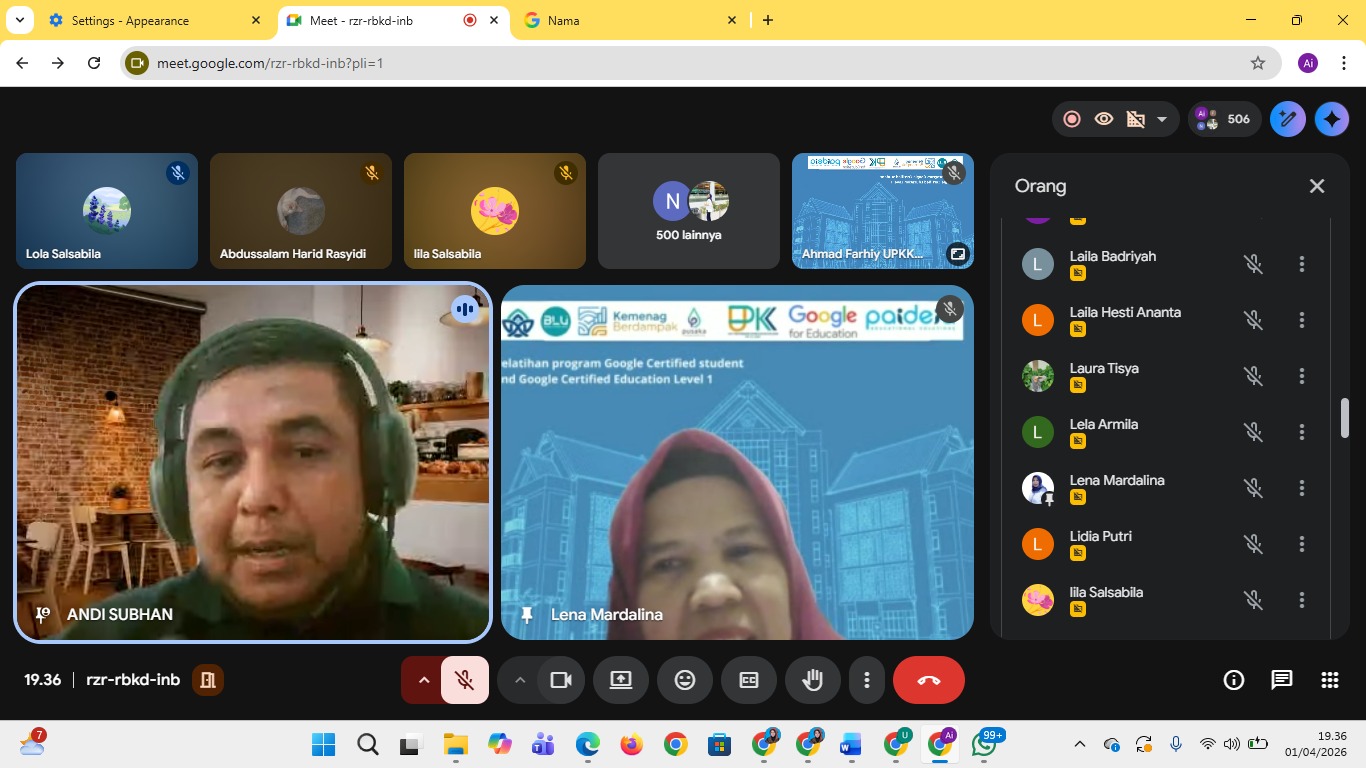 Antusias Tinggi, 570 Mahasiswa UIN STS Jambi Ikuti Pelatihan Google Certified – UIN Sulthan Thaha Saifuddin Jambi