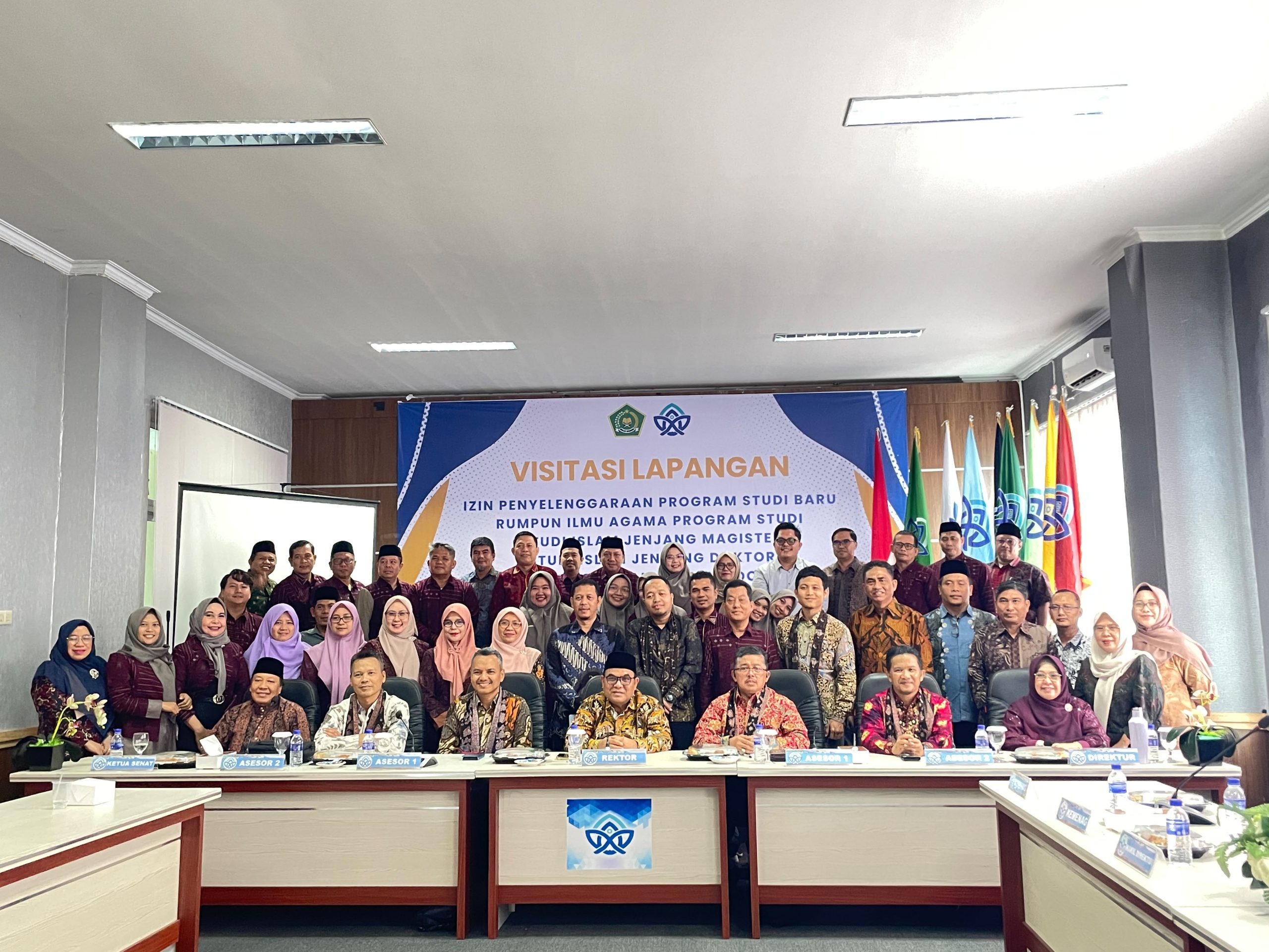 Pembukaan  Visitasi Program Studi Rumpun Ilmu Agama Di Pascasarjana UIN STS Jambi Telanaipura