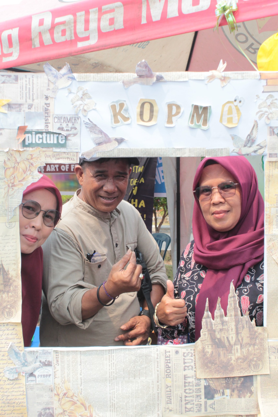 UPT Pengembangan Kewirausahaan dan Karier mengunjungi Stand UKK dan UKM PBAK Maru 2026