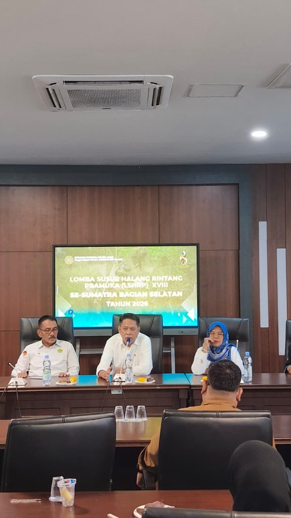 Kepala UPT Pengembangan Kewirausahaan dan Karier menghadiri Rapat persiapan Lomba Susur Halang Rintang Pramuka (LSHRP) XVIII Sesumatera