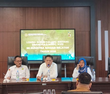 Kepala UPT Pengembangan Kewirausahaan dan Karier menghadiri Rapat persiapan Lomba Susur Halang Rintang Pramuka (LSHRP) XVIII Sesumatera
