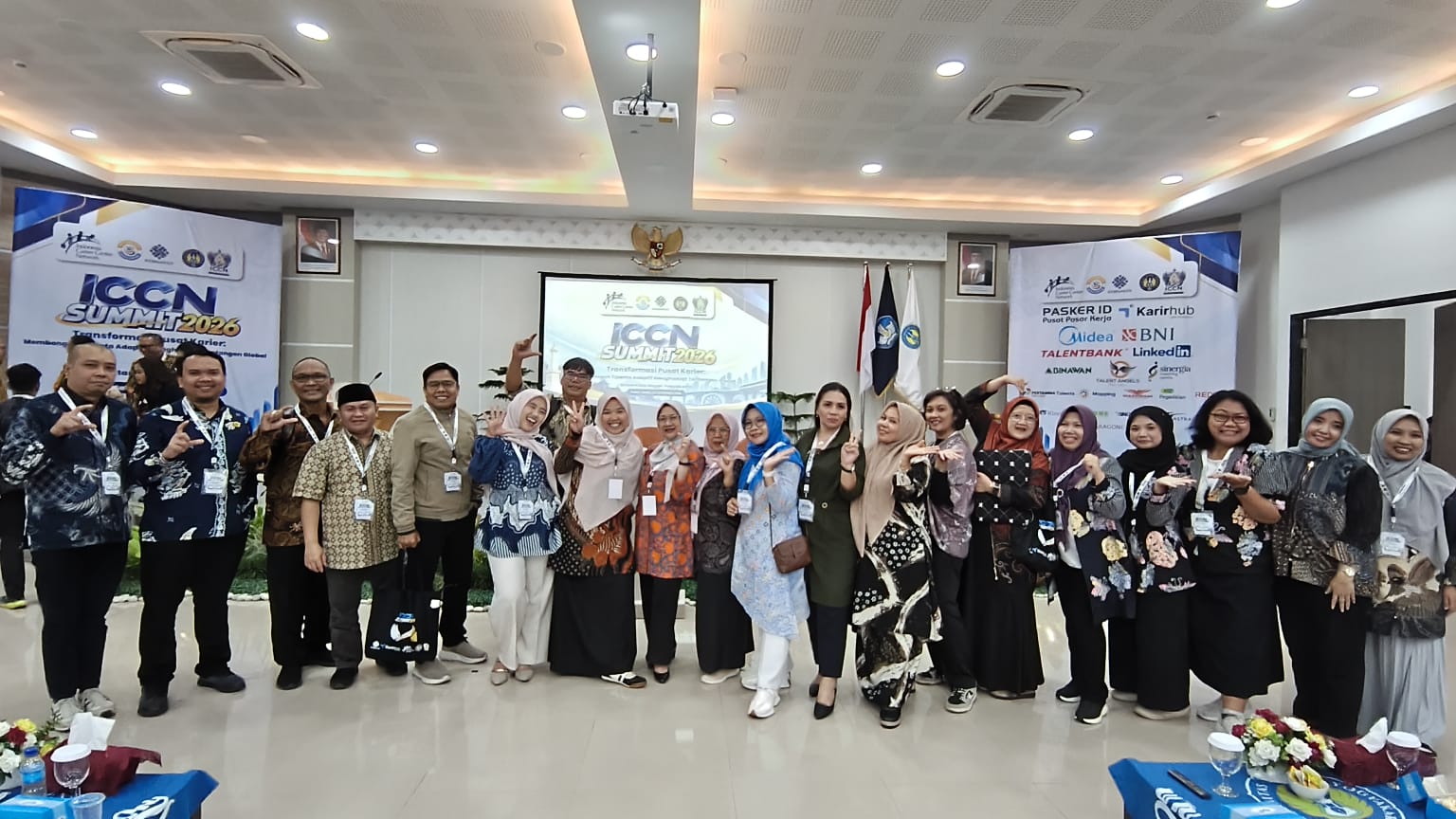UPT Pengembangan Kewirausahaan dan Karier menghadiri kegiatan Indonesia Career Center Network (ICCN) Summit 2026